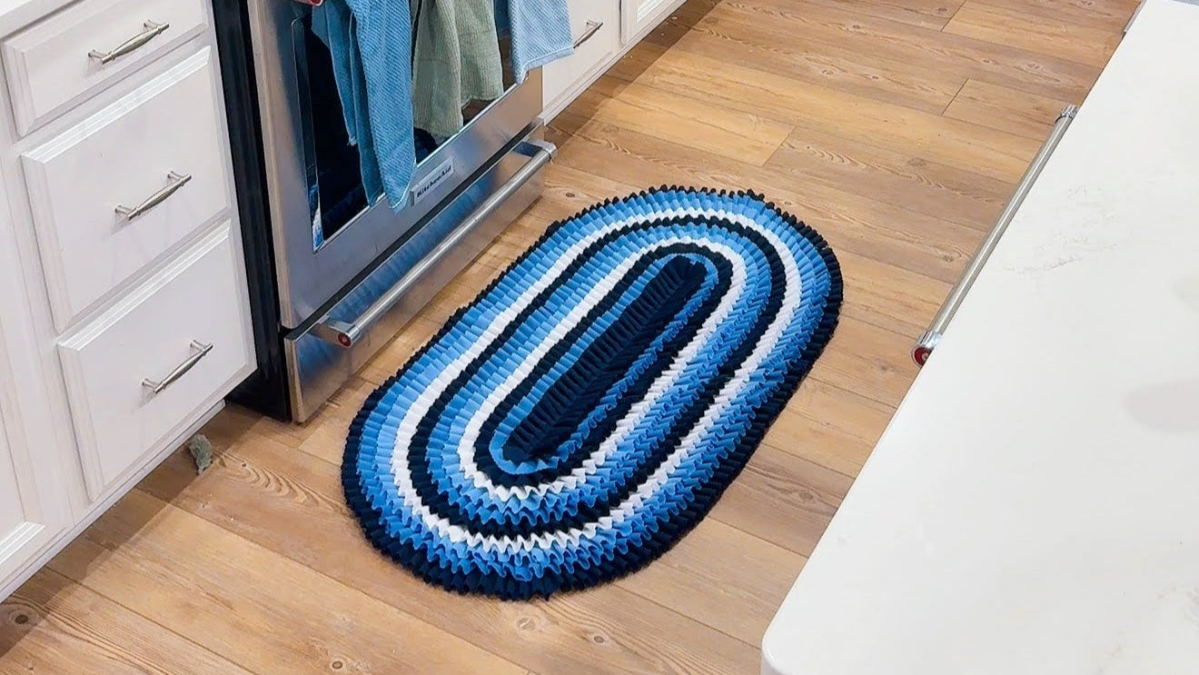 Amish Dress Material Fabric Rug - Simple Life Amish Store