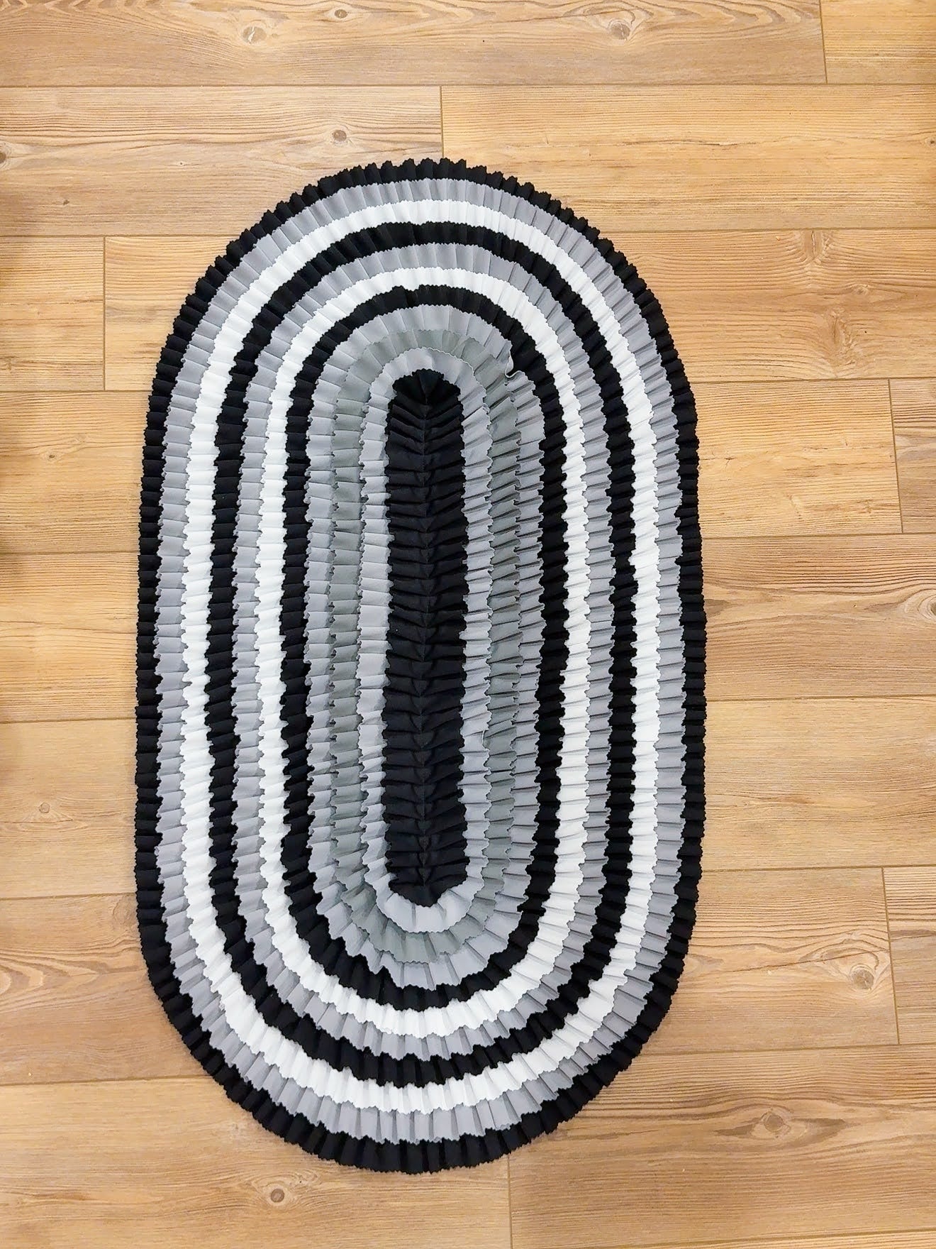 Amish Dress Material Fabric Rug - Simple Life Amish Store