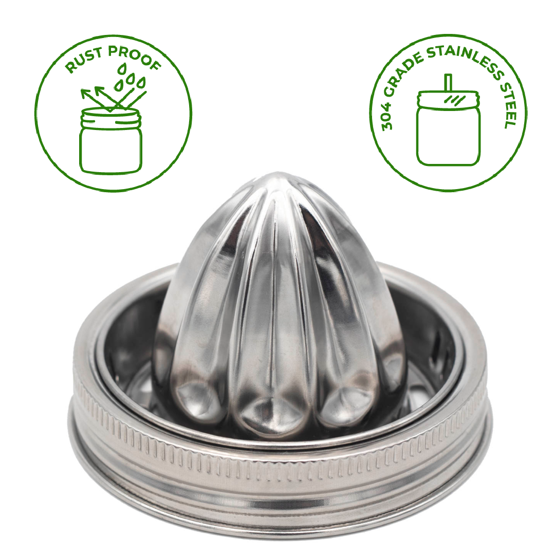 Stainless Steel Juicing Lid for Wide Mouth Mason Jars - Simple Life Amish Store