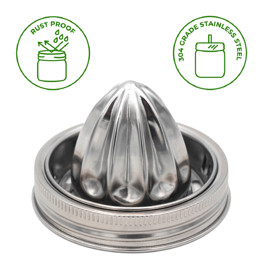 Stainless Steel Juicing Lid for Wide Mouth Mason Jars - Simple Life Amish Store