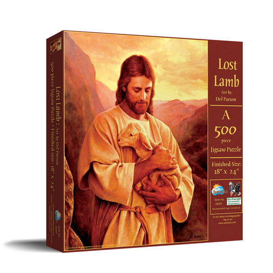 0892 Lost Lamb 500 pc Puzzle - Simple Life Amish Store