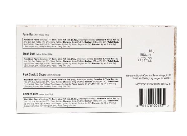 Original Grilling Sampler Seasoning - Simple Life Amish Store