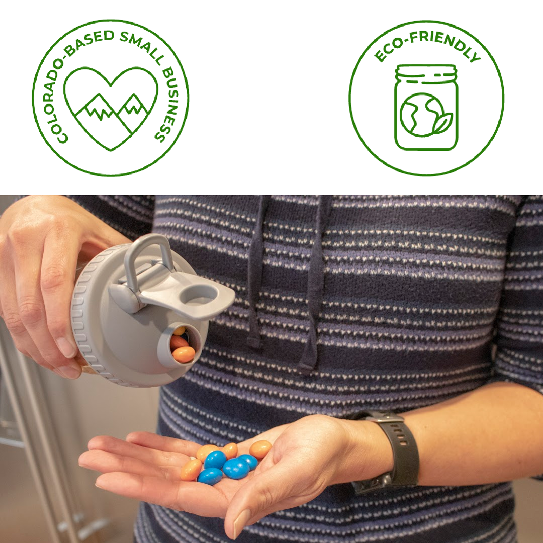 Pour & Store Shaker Lid with Carry Loop for Mason Jars - Simple Life Amish Store