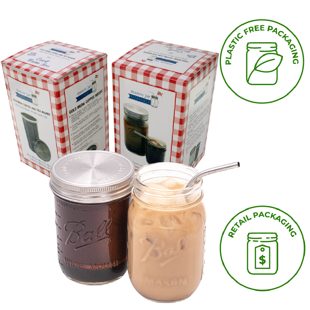 Cold Brew Coffee and Tea Maker Stainless Steel Filter Kit - Simple Life Amish Store