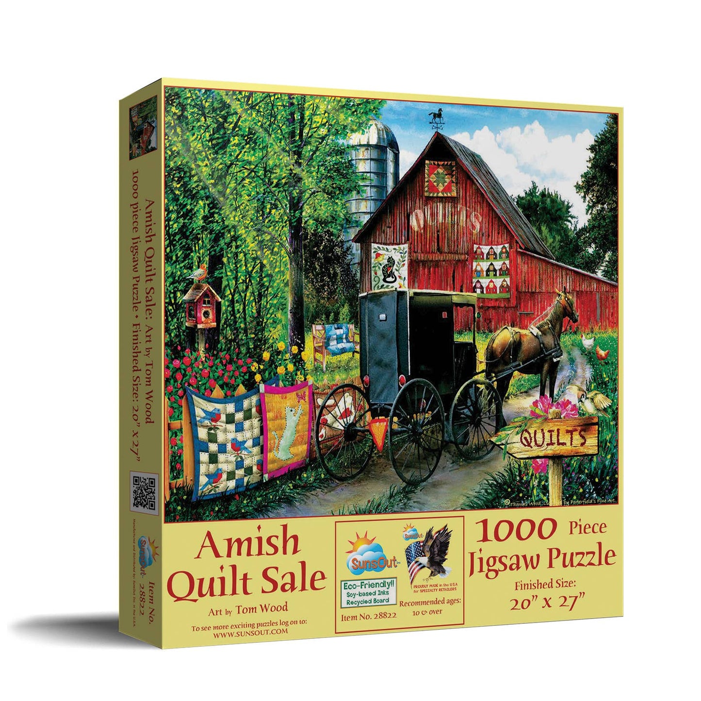 5114 Amish Quilt Sale 1000 pc Puzzle