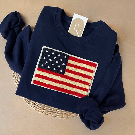 My favorite sweatshirts: American Flag Sweatshirt, USA Flag Sweater - Simple Life Amish Store