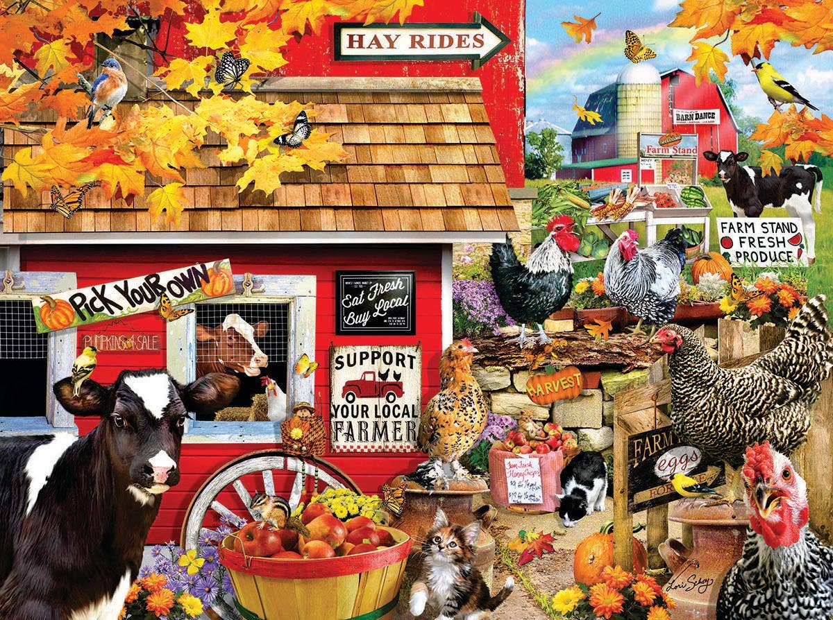 0894 Support your Local Farmer 1000 pc Puzzle