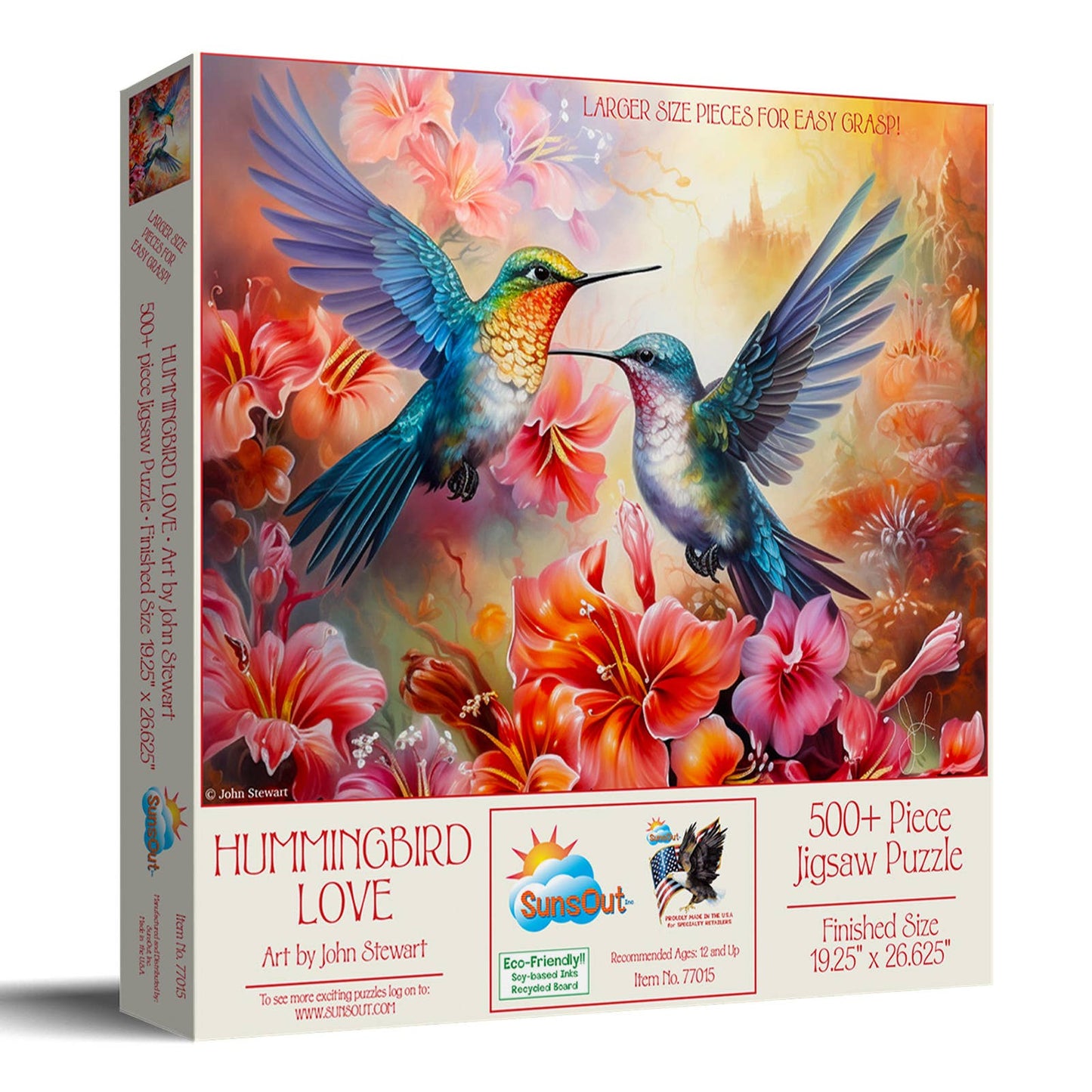0872 Hummingbird Love 500+ pc Puzzle