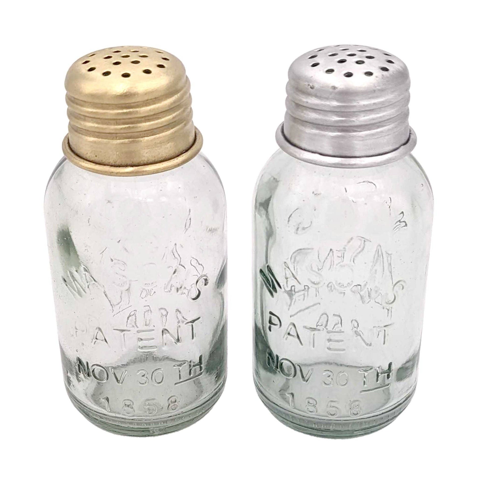 Mini Mason Jar Salt & Pepper Shakers (set of two for $18.95) - Simple Life Amish Store