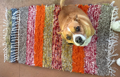 Amish made hand loomed rugs