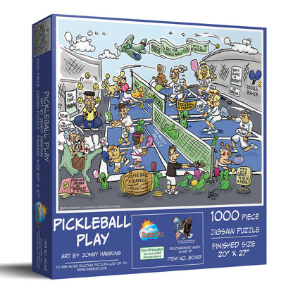 5382 Pickleball Play 1000 pc Puzzle - Simple Life Amish Store