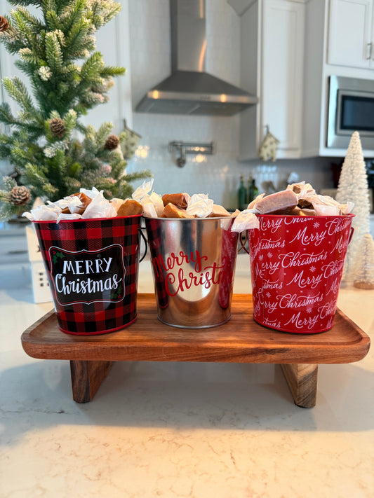 Byler’s Butter Caramels Christmas Bucket!