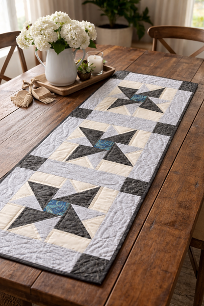 Amish quilted table runner
