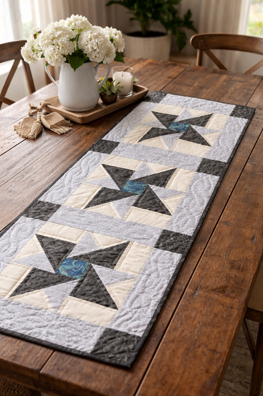 Amish quilted table runner