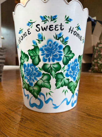 Hand painted by my Amish friend wastebasket