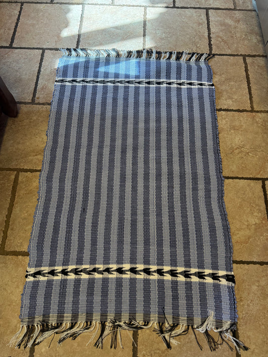 Amish made woven rug