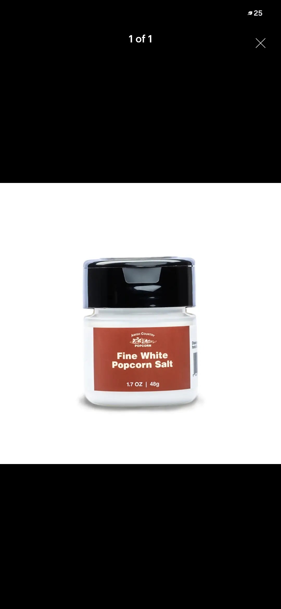 Fine White Popcorn Salt