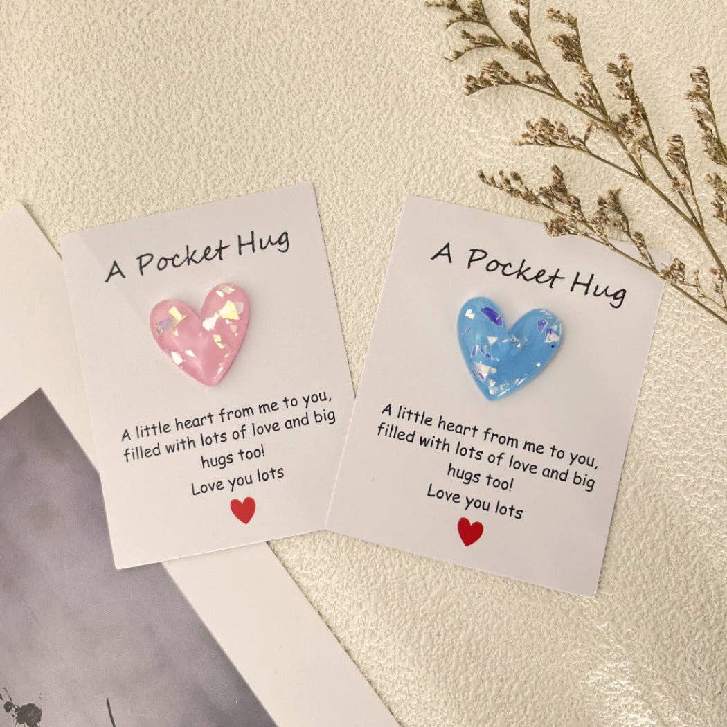 Pocket Hug Confetti Heart – Your Sparkle of Joy & Comfort - Simple Life Amish Store