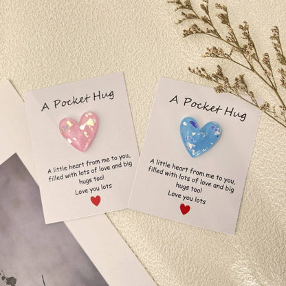 Pocket Hug Confetti Heart – Your Sparkle of Joy & Comfort - Simple Life Amish Store