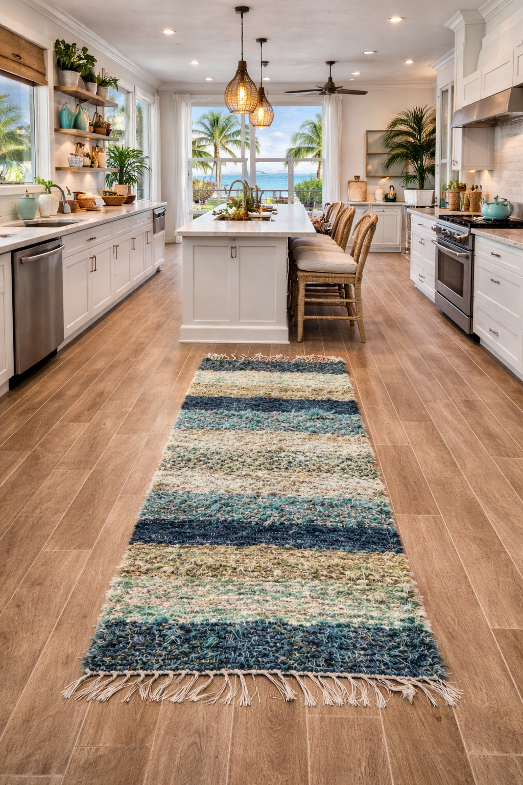 Amish made hand loomed rugs (5 foot runner) - Simple Life Amish Store