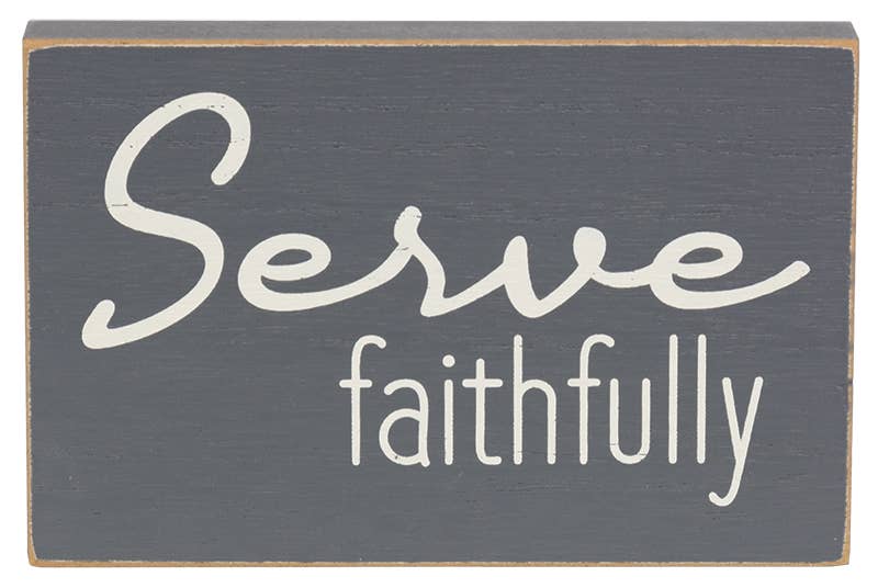 Saved By Grace Decorative Tabletop Blocks, 4 Designs