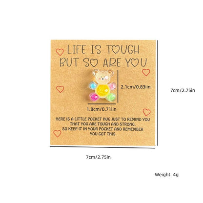 Pocket Hug Rainbow Bear - Simple Life Amish Store
