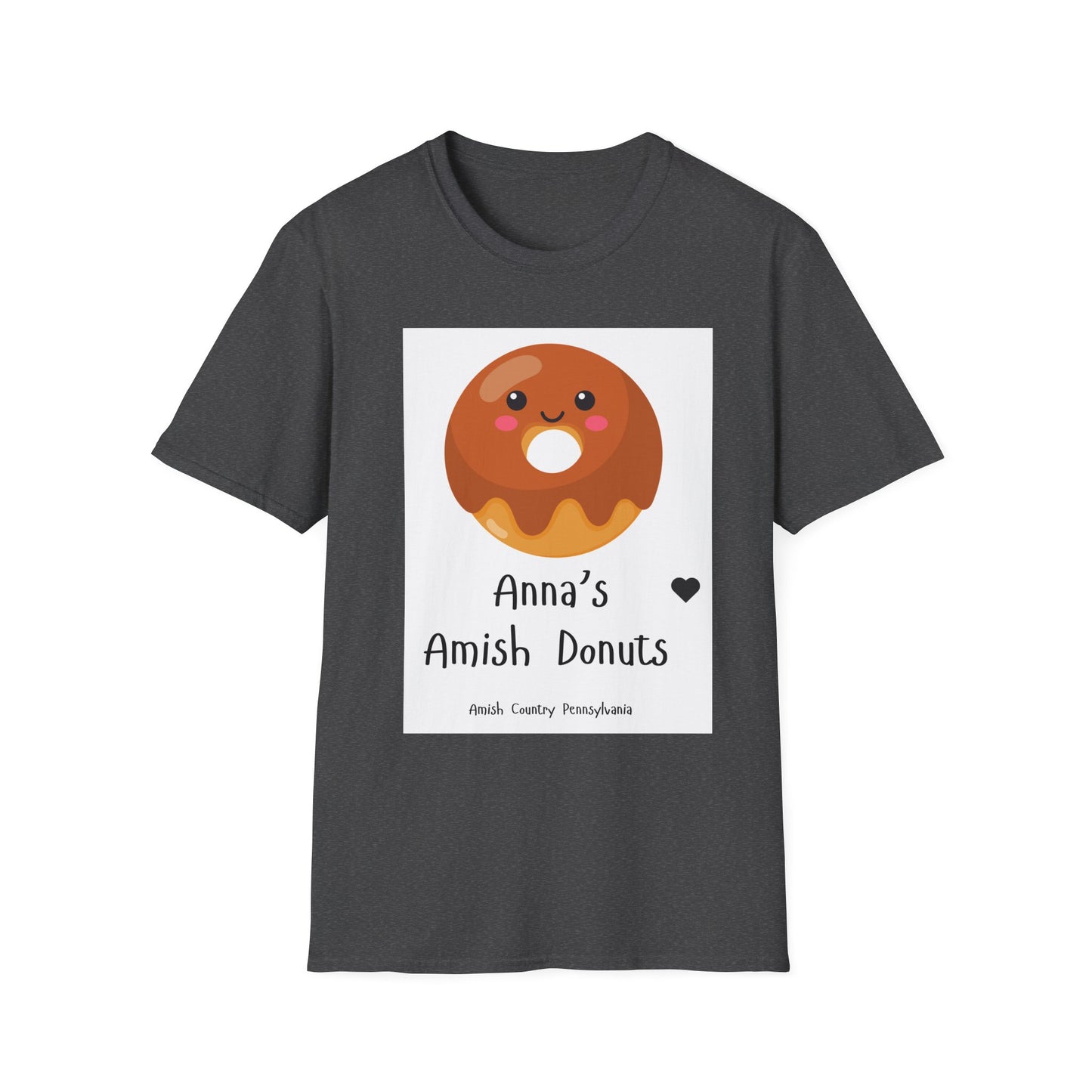 Anna's Amish Donuts Unisex Softstyle T-Shirt - Perfect for Food Lovers and Local Pride - Simple Life Amish Store