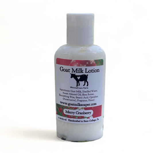 Goat Milk Lotion - Merry Cranberry