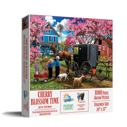 0851 Cherry Blossom Time 1000 pc Puzzle