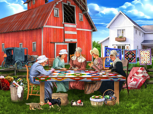0460 Country Quilting Bee 1000 pc Puzzle