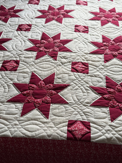 Very rare twin size Amish quilt