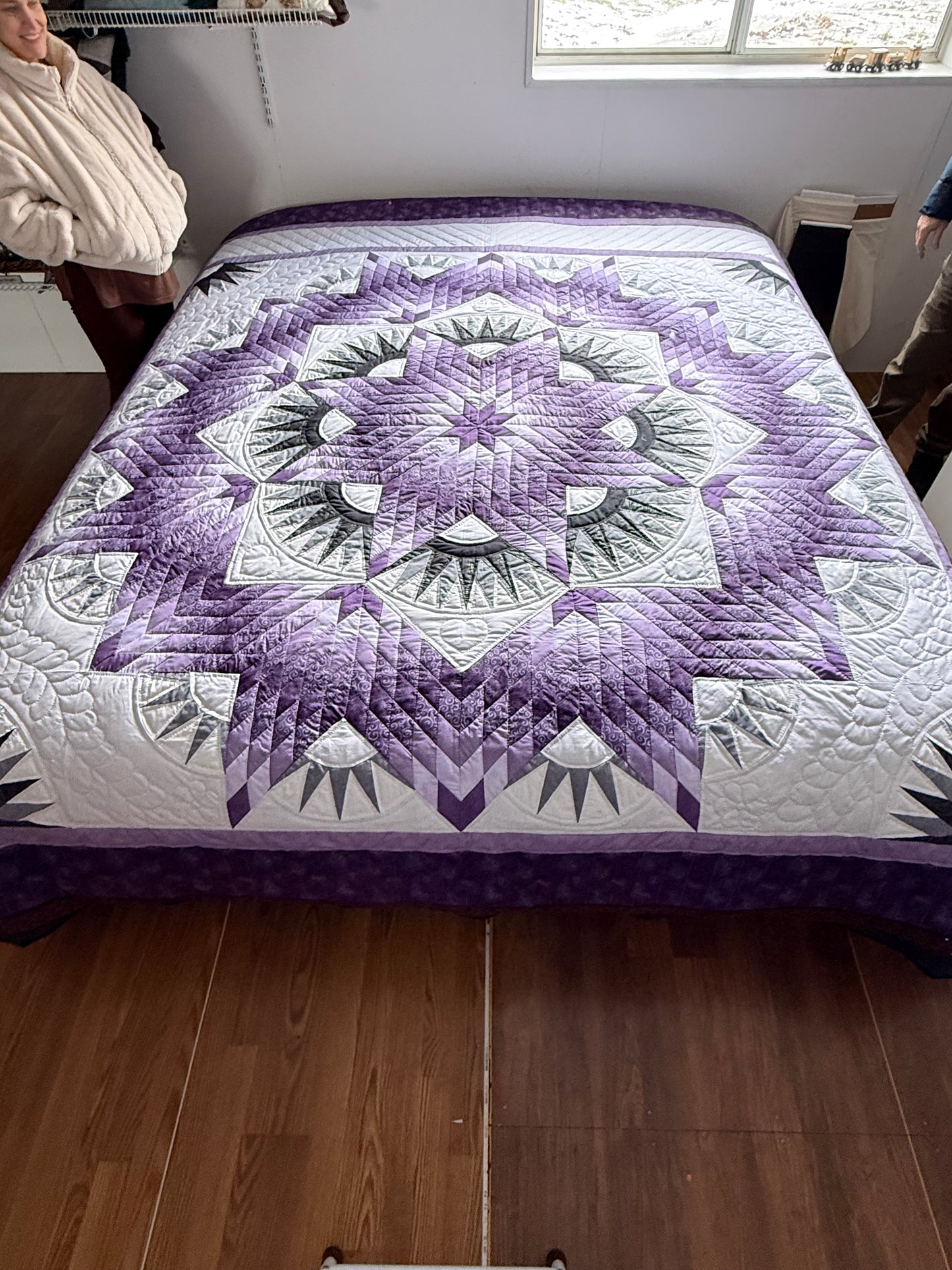 Mariner’s Star (purple and grays)