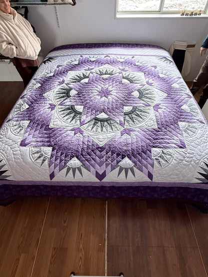 Mariner’s Star (purple and grays)