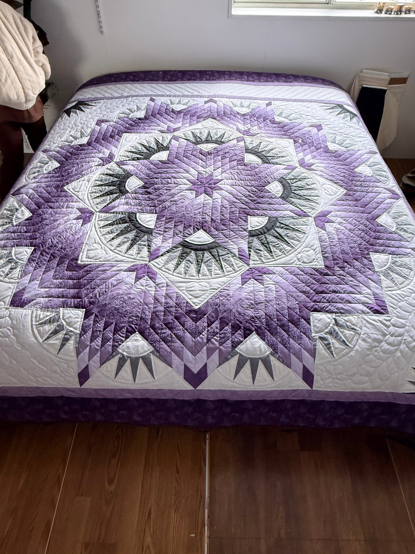 Mariner’s Star (purple and grays)