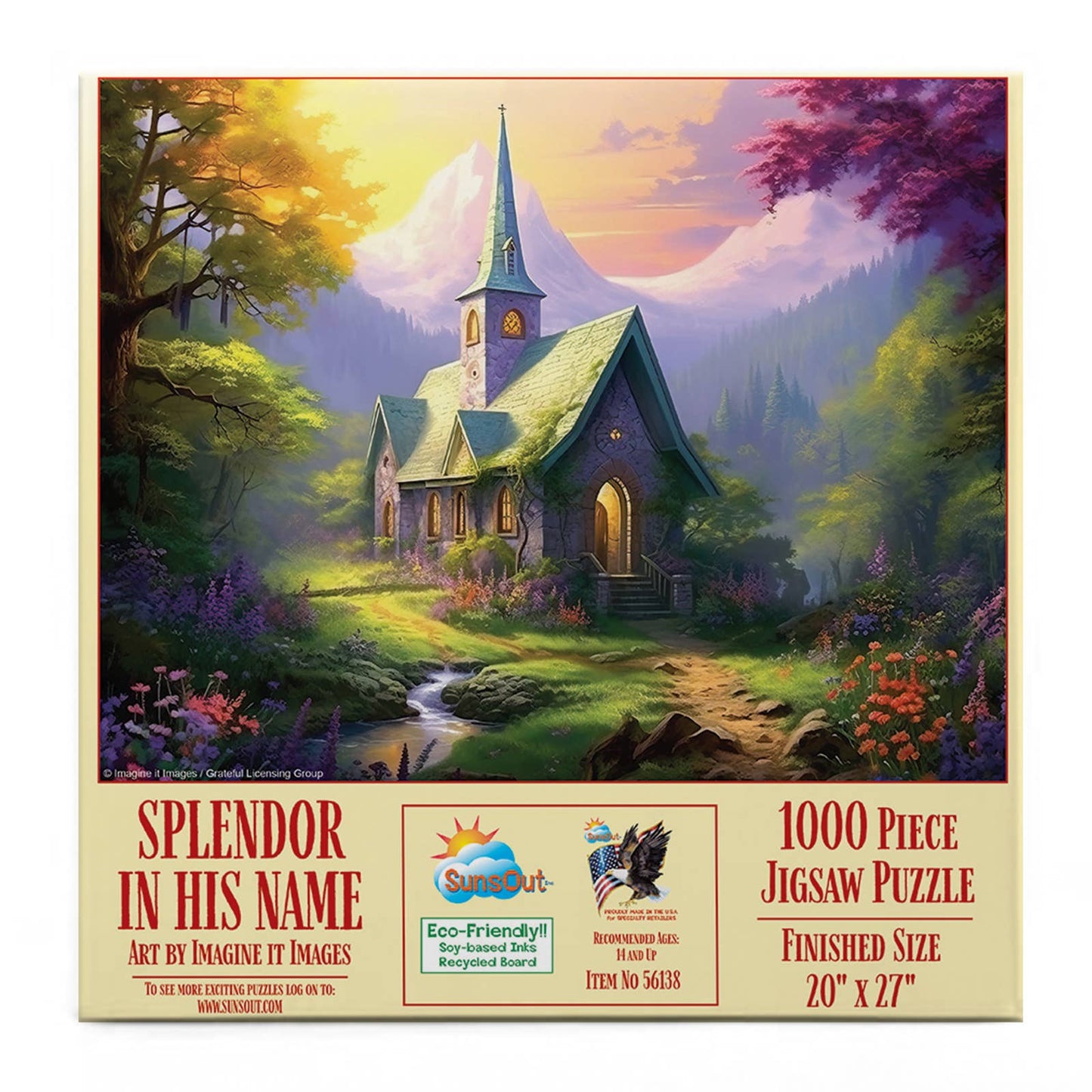0142 Splendor in His Name 1000 pc Puzzle - Simple Life Amish Store