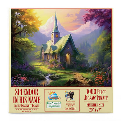 0142 Splendor in His Name 1000 pc Puzzle - Simple Life Amish Store