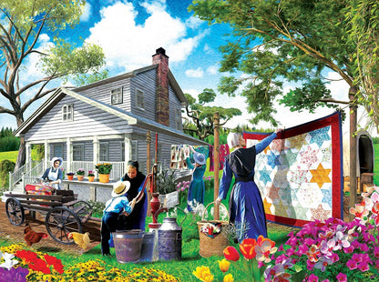0176 Afternoon Chores 1000 pc Puzzle - Simple Life Amish Store
