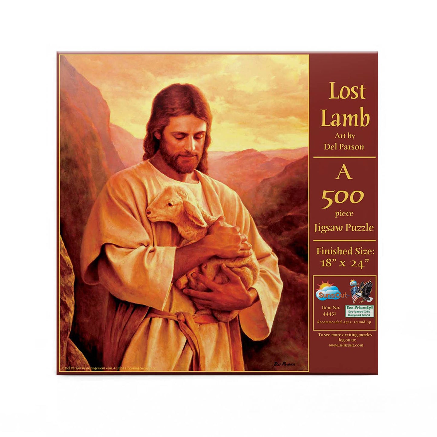 0892 Lost Lamb 500 pc Puzzle - Simple Life Amish Store