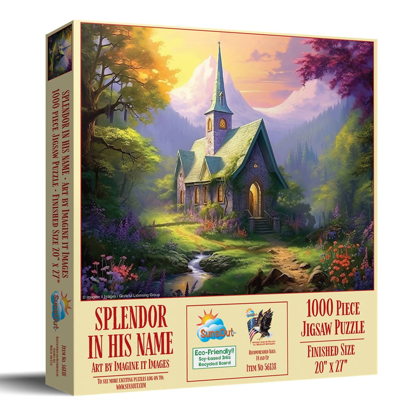 0142 Splendor in His Name 1000 pc Puzzle - Simple Life Amish Store