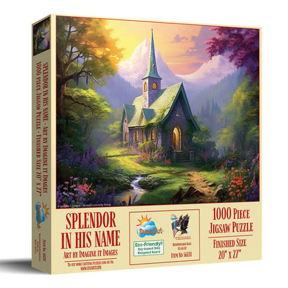 0142 Splendor in His Name 1000 pc Puzzle - Simple Life Amish Store