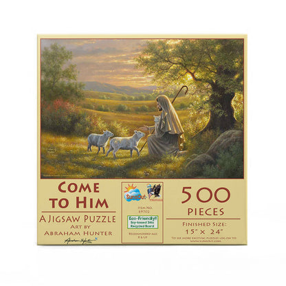 0887 Come to Him 550 pc Puzzle - Simple Life Amish Store