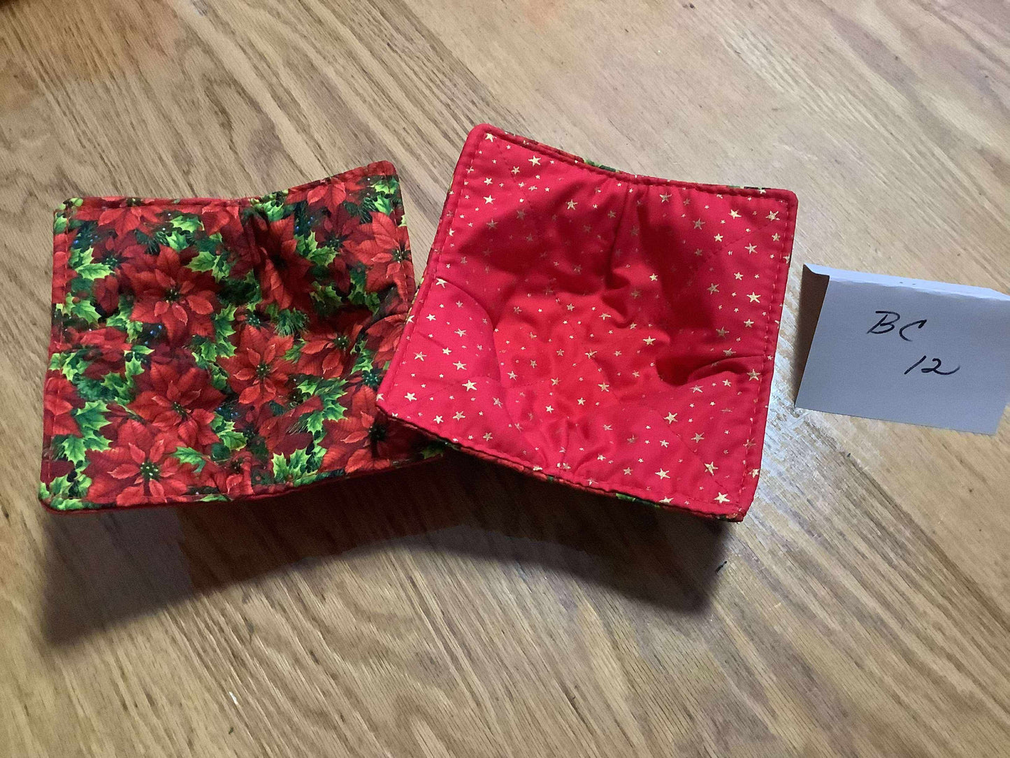Handmade Christmas Hot Pads and Bowl Cozies (sets of two)