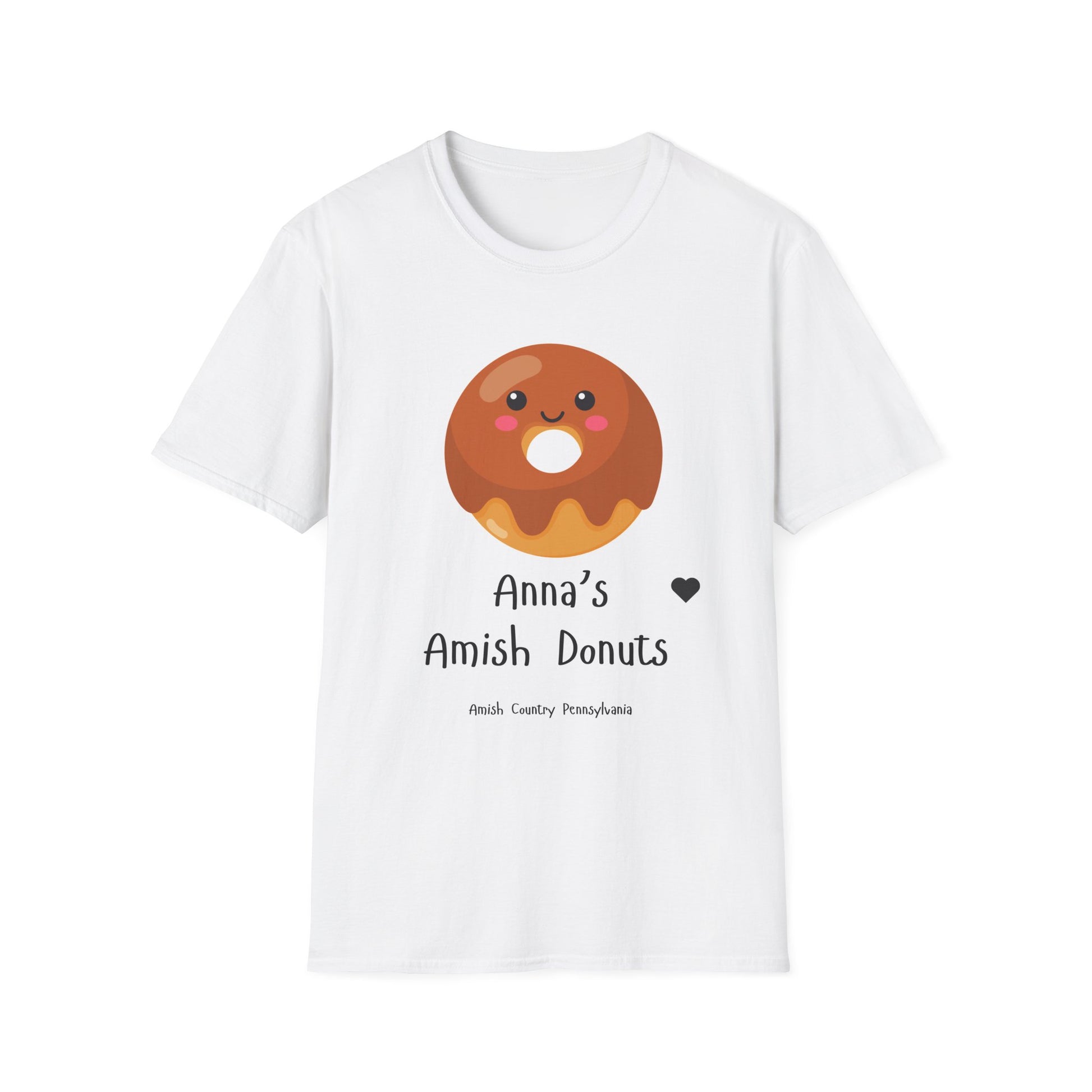 Anna's Amish Donuts Unisex Softstyle T-Shirt - Perfect for Food Lovers and Local Pride - Simple Life Amish Store