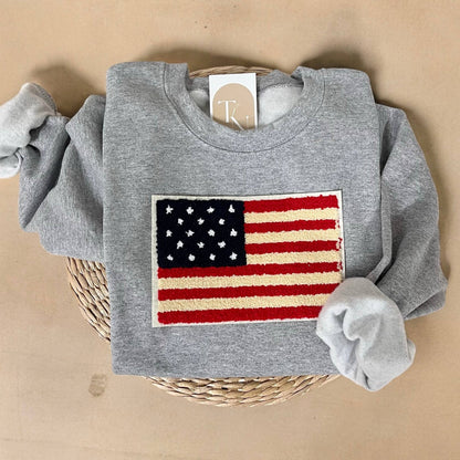 My favorite sweatshirts: American Flag Sweatshirt, USA Flag Sweater - Simple Life Amish Store