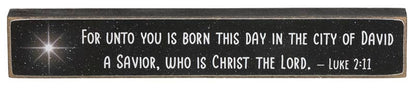 Nativity Verse Mini Stick, 3 Assorted
