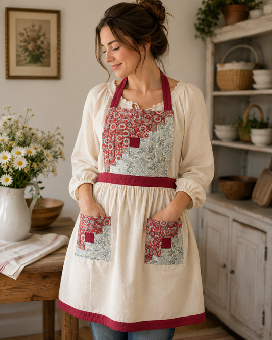 Amish made Patchwork Aprons - Simple Life Amish Store