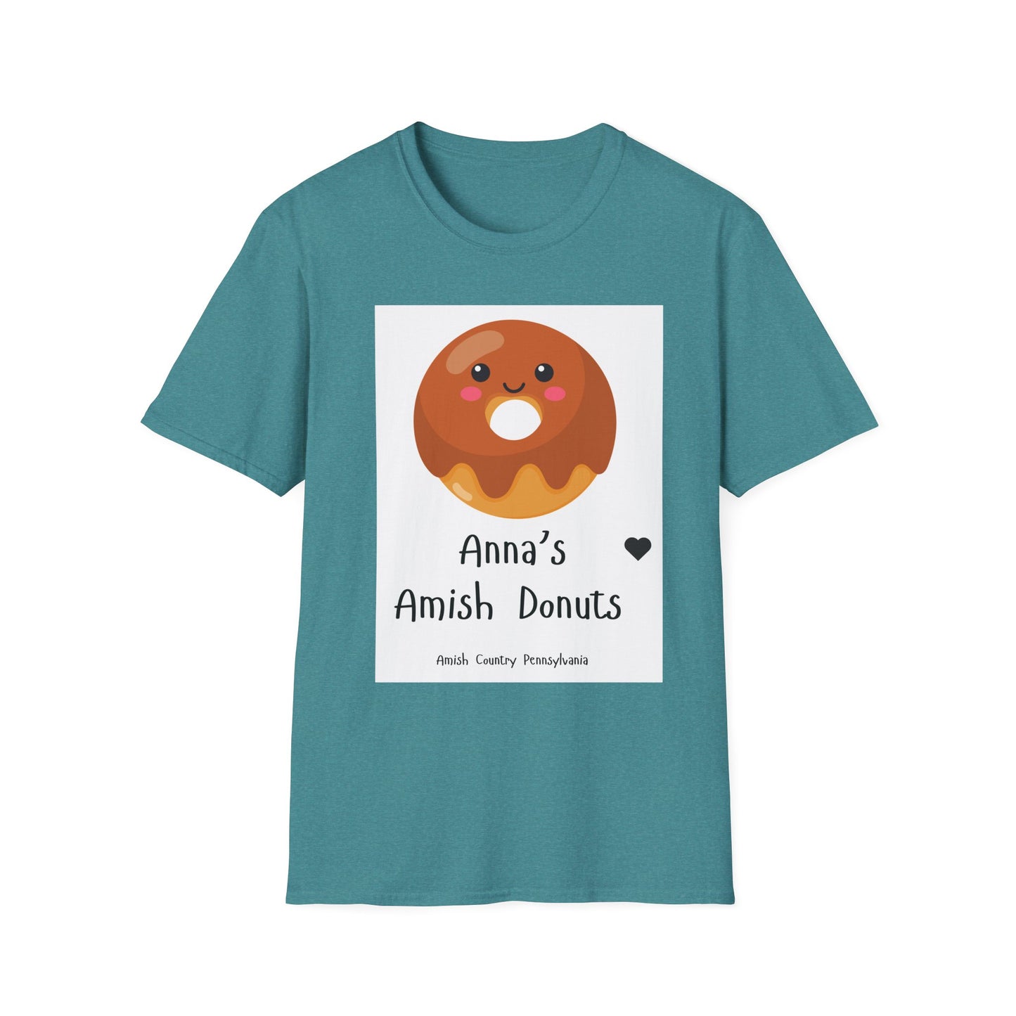 Anna's Amish Donuts Unisex Softstyle T-Shirt - Perfect for Food Lovers and Local Pride - Simple Life Amish Store