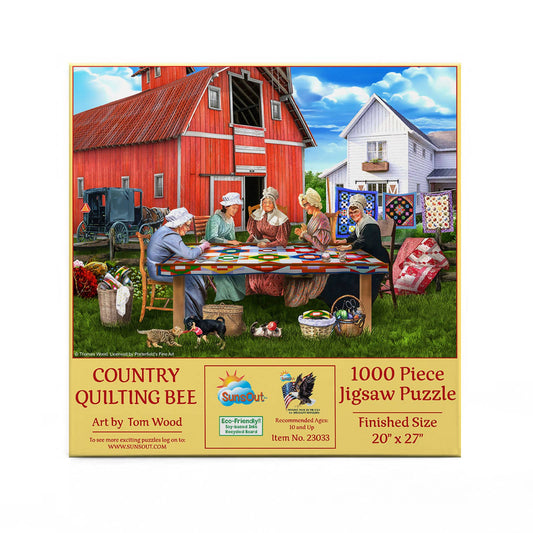 0460 Country Quilting Bee 1000 pc Puzzle