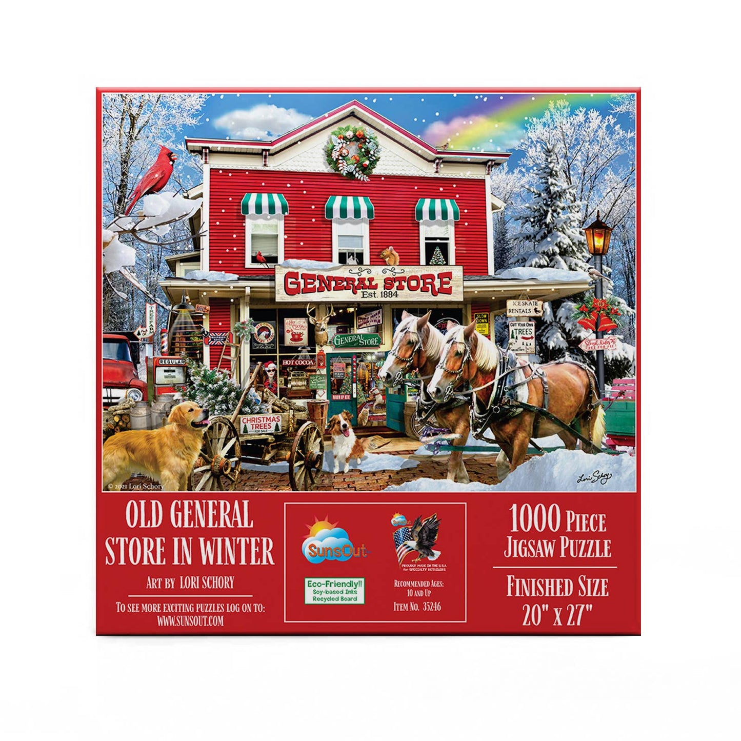 5122 Old General Store Winter 1000 pc Puzzle