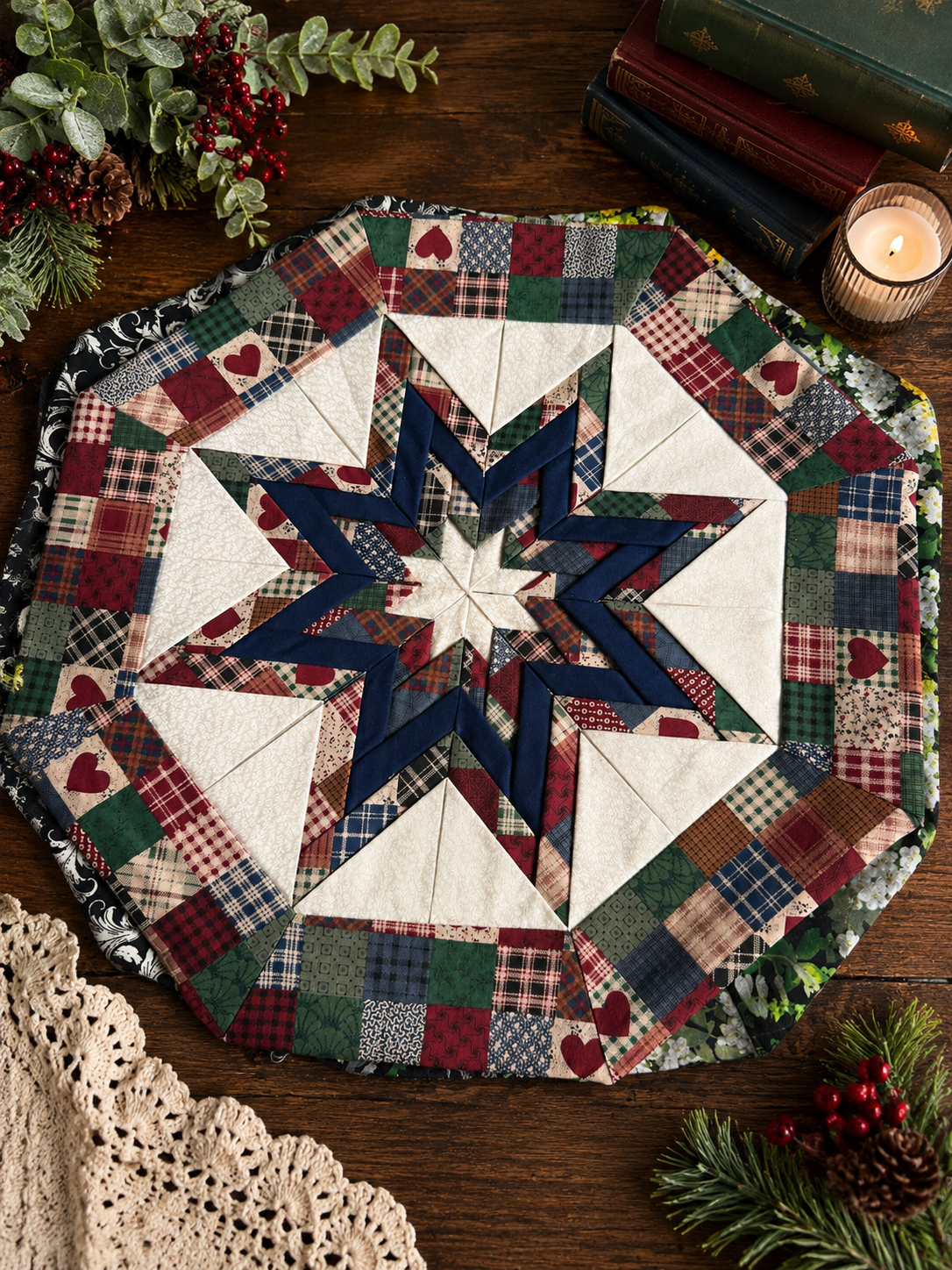 Amish made Table Topper